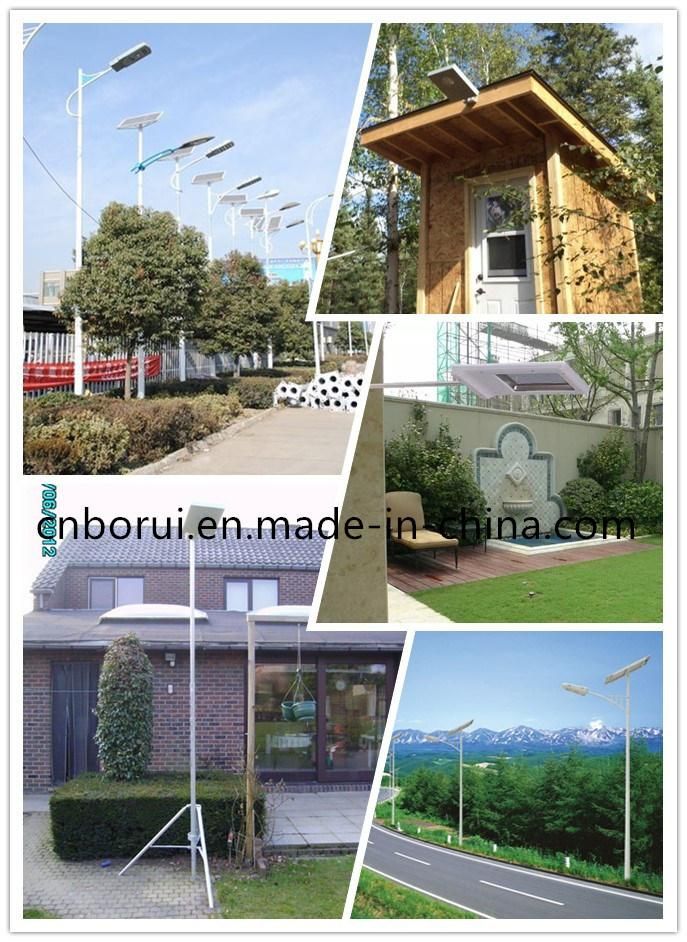 5 Years Warranty Integrated Solar LED Street Light, LED Solar Street Light 40W Ce, RoHS Approved IP67