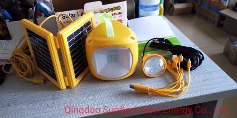 Long Lifespan Solar LED Lamp Kit with Phone Charger