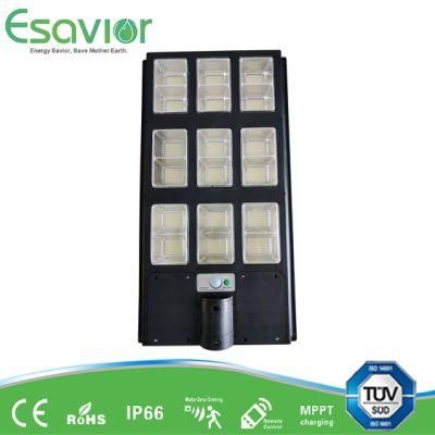 300W Solar Powered All in One Integrated LED Outdoor Solar Street/Road/Garden Light with Motion Sensor with IP66