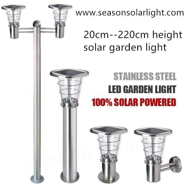 Height Customized Energy LED Outdoor Lighting LED Solar Lawn Light with 5W Solar Panel & LED Light