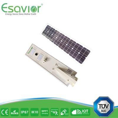 Esavior 18V/60wp Monocrystalline PV Solar Street Lights Solar Lights for Outdoor Lighting