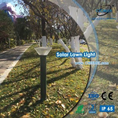 3-5 Years Warranty Aluminum LED Solar Bollard Light for Garden