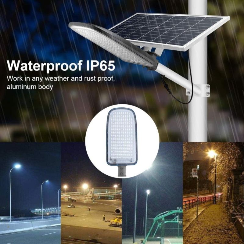 300W Solar Street Lights for Yard, Street, Garden, Basketb