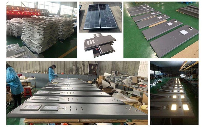 China Manufacture High Quality IP65 Waterproof Outdoor 30W 40W 50W 60W 80W 100W 120W Adjustable Integrated Solar Street Light