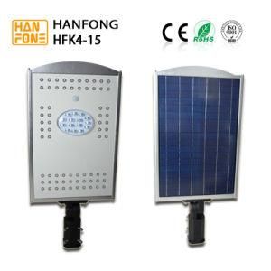 15W Solar LED Street Light with Sensitive Motion Sensor (HFK4-15)