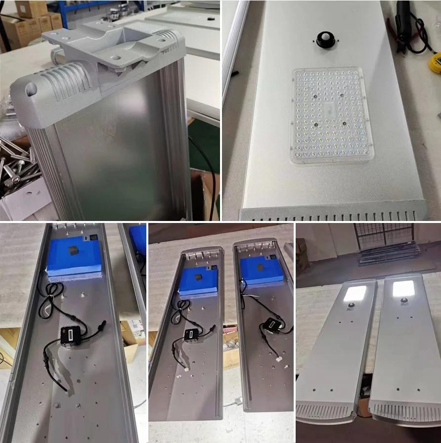 Hot Selling Outdoor IP67 Waterproof Integrated Die-Casting Aluminum Nk-60W Solar Street Light with PIR Motion Sensor