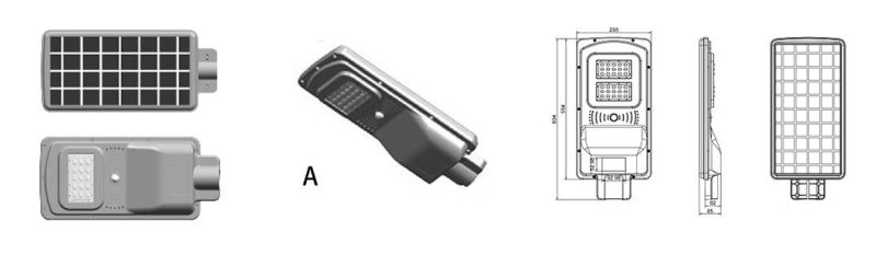 Wholesale Integrated IP65 Waterproof 10W 20W 30W High Lumen Outdoor All in One LED Solar Street Light