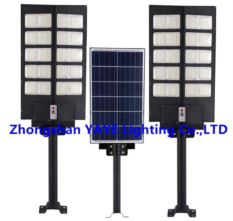 Yaye ISO9001 Factory IP67 100W/200W/300W/400W/500W/600W/800W/ IP66 All in One Solar Powered LED Street Lights with 3000PCS Stock