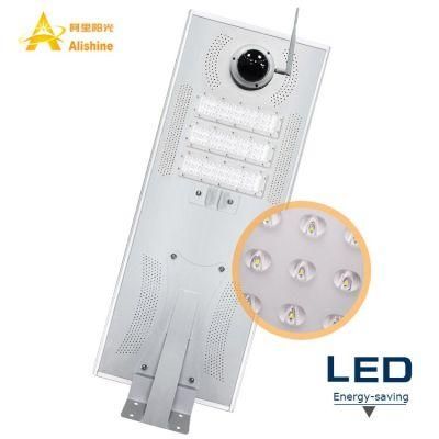 Outdoor Monitoring 80W LED Solar Street Light with CCTV Camera