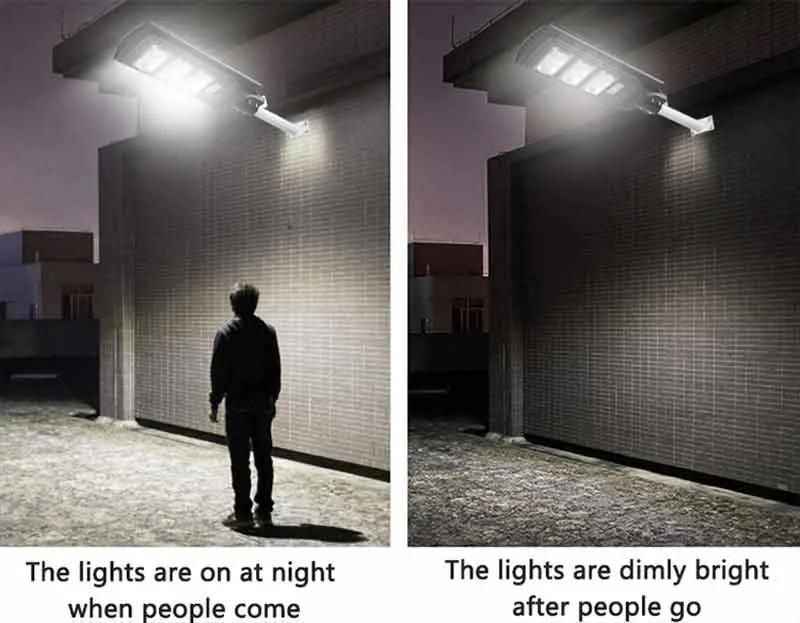 High Brightness Integrated Solar Street Lamps Induction Lighting 250W All in One Solar Street Lamp with Pole