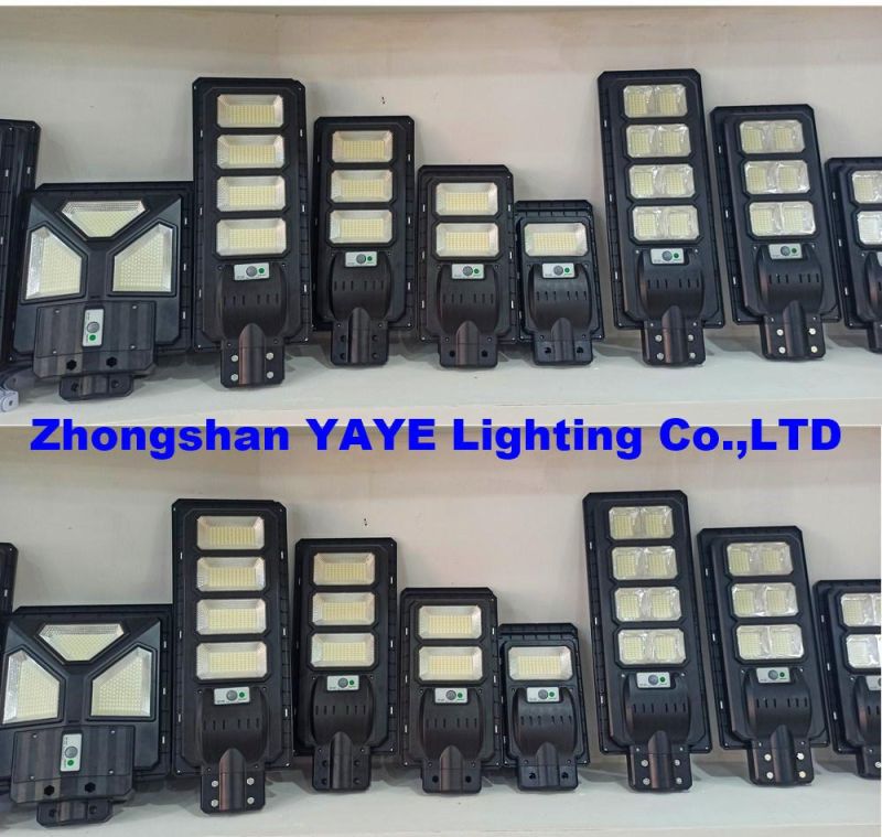 Yaye Hottest Sell Factory Price High Quality 300 Watt Sensor Solar LED Street Road Garden Wall Lighting with 500PCS Stock/ Remote Controller (YAYE-22SLSL300WC)