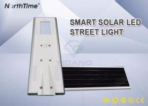 30W Smart All-in-One LED Solar Street Lamps with Lithium Battery