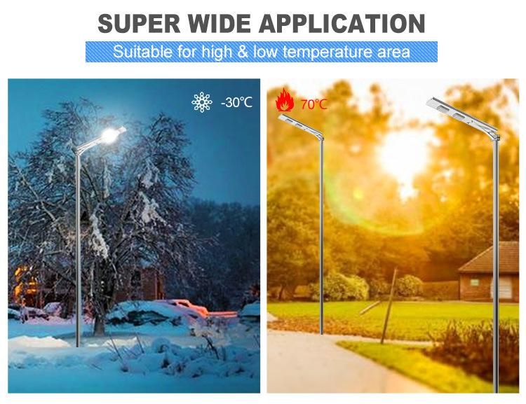 Pole Wall Mounting Home Outdoor 30W Integrated Solar LED Lamp