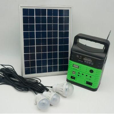 Solar Lamp 5W Solar Power System with 3PCS Solar Lamp Outdoor Solar Light