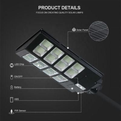 300W Solar Street Light Outdoor, Street Solar Lights Dusk to Dawn High Brightness 10000 Lumens Motion Sensor Solar Lamp with Remote Control IP67