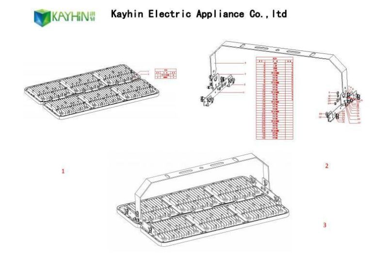 LED Factory Flood Lights LED Outdoor 30W 50W 100W Floodlight IP68 Spotlight Wholesale LED Fluter Outdoor Flood Light