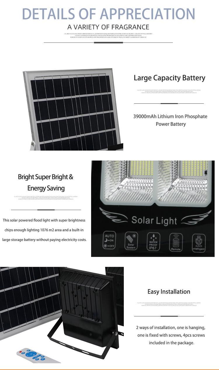 High Quality Outdoor Solar 150W New Ground LED Flood Lights