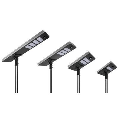 TUV Certified 30W-120W Waterproof 150lm/W Integrated All in One LED Solar Street Light