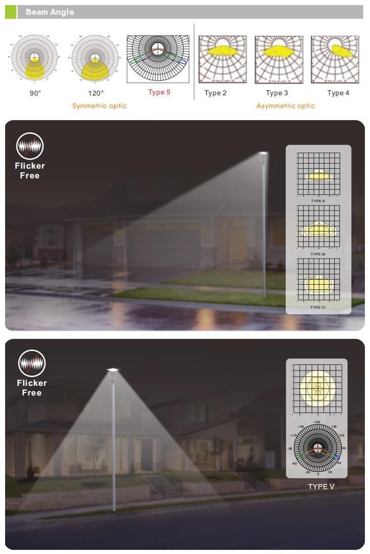 High Lumen Outdoor IP66 Garden LED Light 80W Landscape Lamp