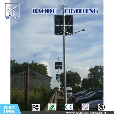 ISO9001 IP67 Lighting Solar Panel with Windmill Wind Solar Hybrid LED Street Light