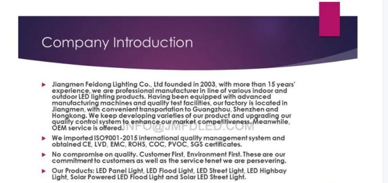 Outdoor Durable Super Brightness Newest Waterproof LED Street Light Road Light