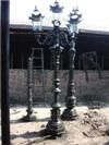 Antique Cast Iron Lamp Post