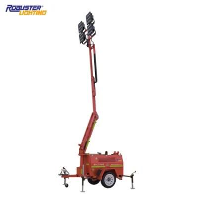 110L Fuel Tank 48V DC LED Hydraulic Mining Light Tower