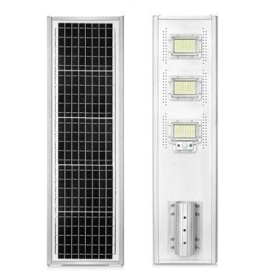 Outdoor Motion Sensor Automatic All in One 150W LED Solar Street Light Price with Battery Backup