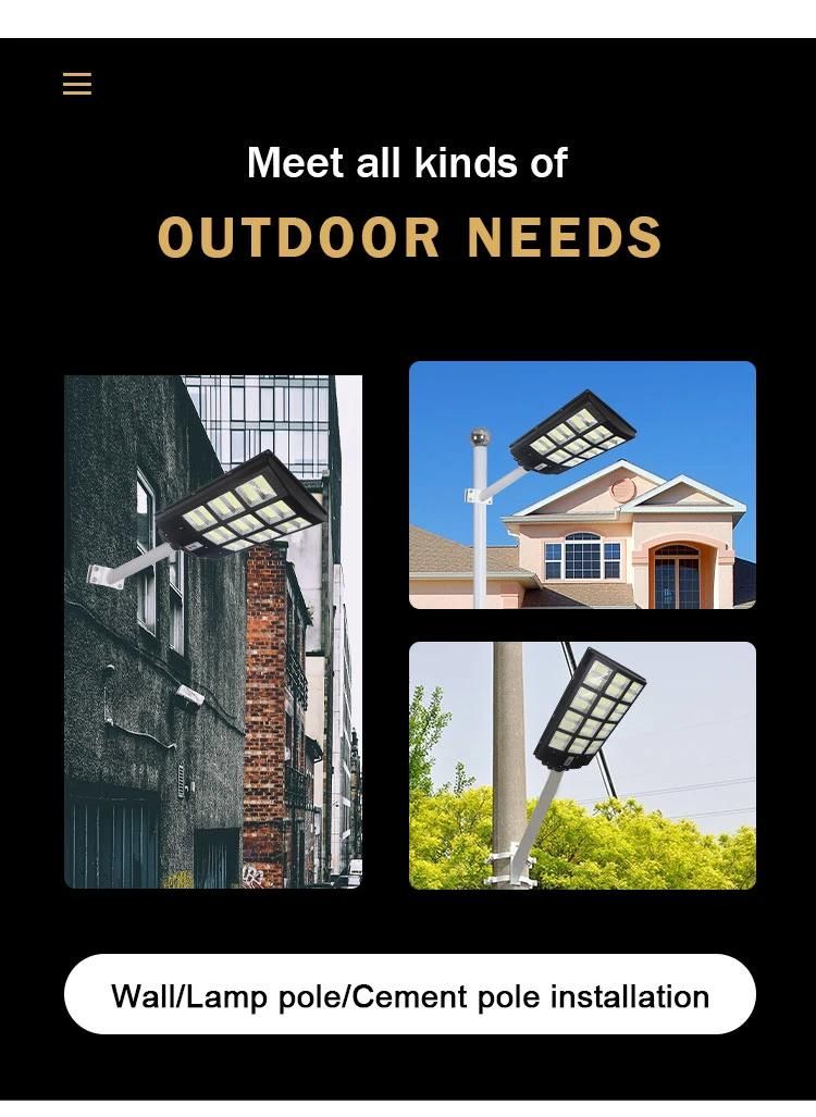 Outdoor Waterproof ABS All in One LED Solar Street Light