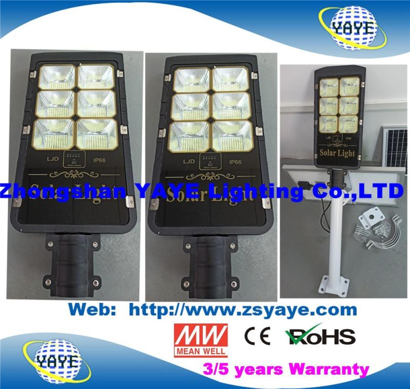 Yaye 2021 Hot Sell Low Price 50W Motion Sensor All in One Solar LED Street Garden Road Lighting 1000PCS Stock/Radar Sensor/Remote Controller/ 3 Years Warranty