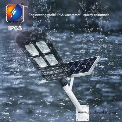 Outdoor Waterproof IP65 30 50 100 150 200 300 Watt LED Solar Streetlight