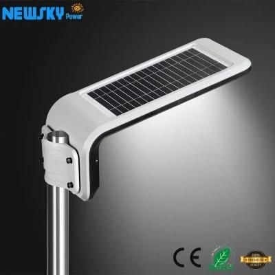 2in1 10W Wall Monted Pole All in One Solar Street LED Lamp with Motion Sensor