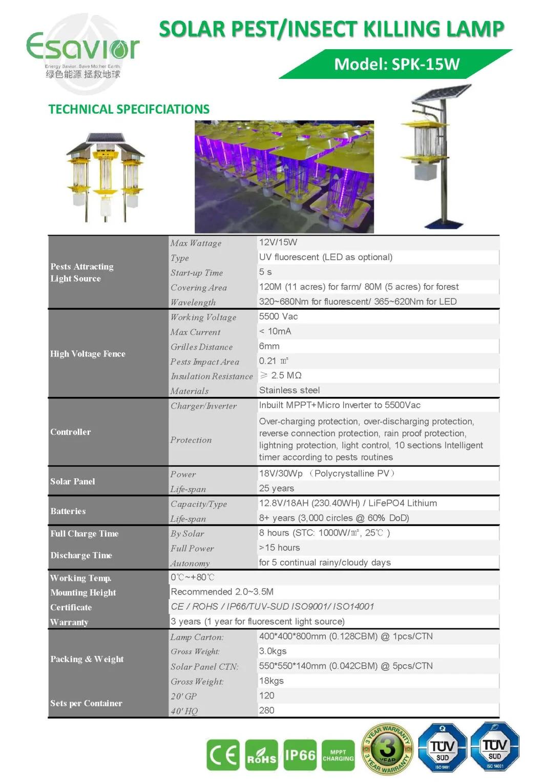 Solar Pest/Insect Killing Lamp/Solar LED/ Solar Street/LED Solar Street/Integrated Solar Street/All in One Solar Street Light