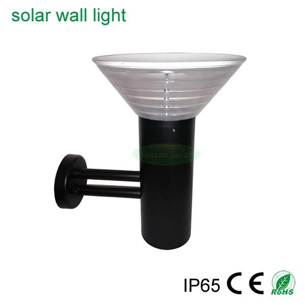 Factory Supply IP65 Easy Install Outdoor Lighting 5W Solar Wall Light with Warm LED Light