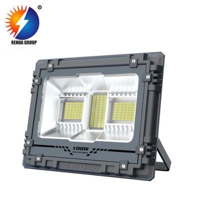 100W Solar LED Flood Lighting Light with RGB IP67