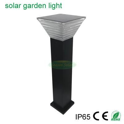 Bright Square Style LED Lighting Pathway Outdoor Garden LED Solar Light with Warm+White LED Light