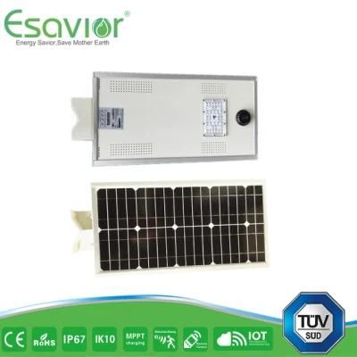 Esavior 18 Hours Bright Mode 15W LED Solar Street Lights Solar Lights