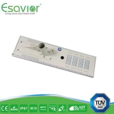 Esavior 80W Integrated All in One Solar Powered LED Solar Light Street/Pathway/Garden/Flood Light with Motion Sensor