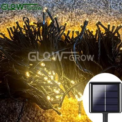 IP44 Waterproof Warm White Solar String Light Waterproof for Wedding Home Event Street Tree Party Garden Decoration