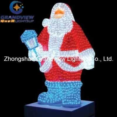 Outdoor Christmas LED Xmas Santa Claus Lights with CE RoHS