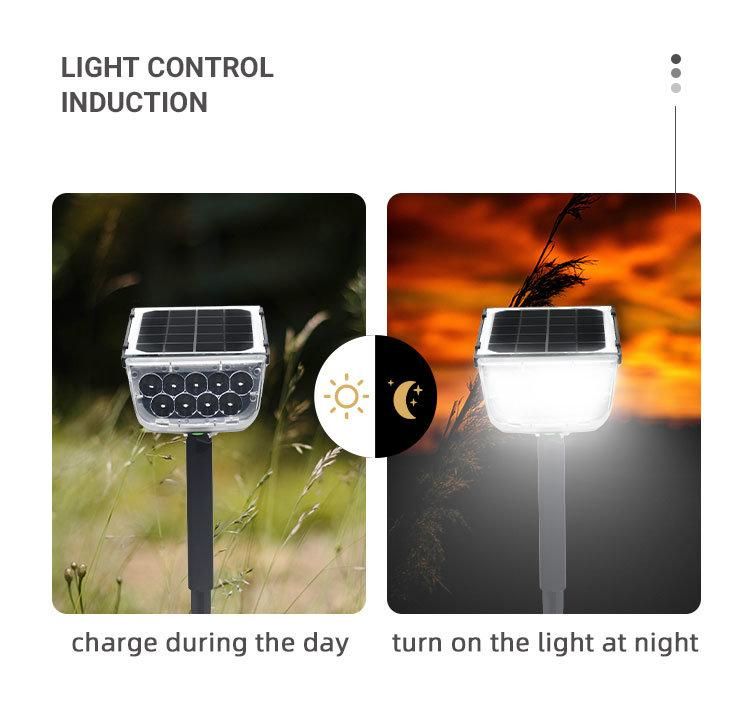 High Quality Portable Outdoor LED Solar Garden Spotlight