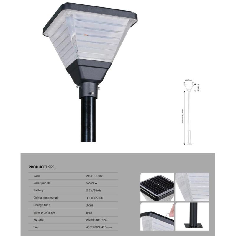 Hot Products Wholesale Solar Outdoor Light Garden Lamp Posts