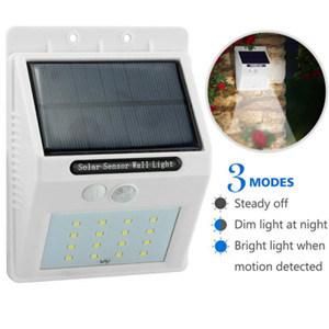 16 LED Solar Power Motion Sensor Wall Light Outdoor Waterproof Garden Yard Lamp