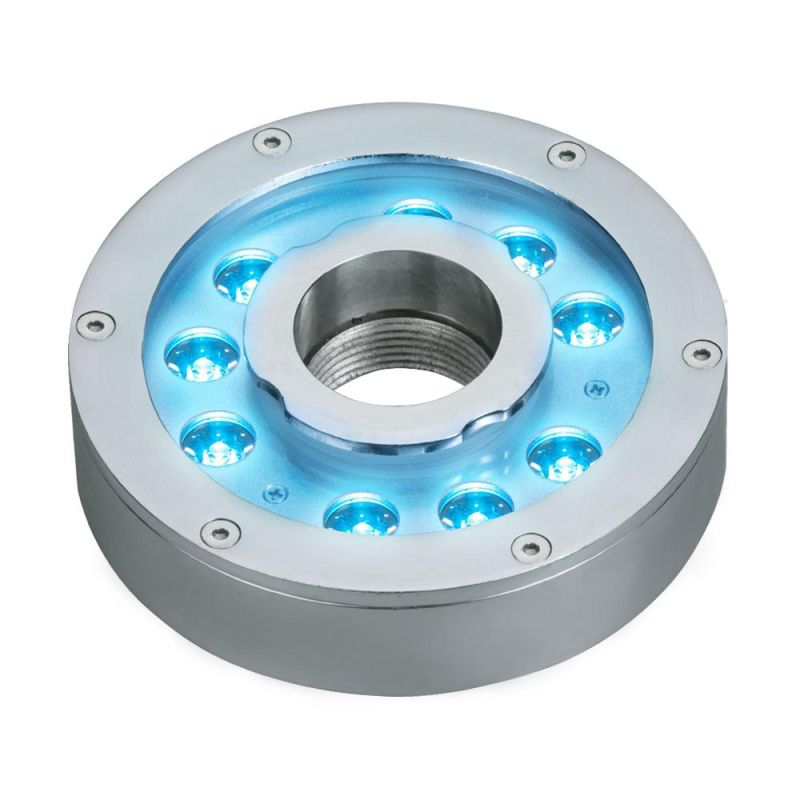 High Quality RGB Color IP68 316 Stainless Steel LED Fountain Light
