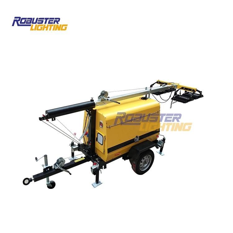 Electronic Controlled Portable Movable Mobile Lighting Tower