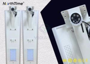30W Phone Control Integrated Solar Street Light with 360 Camera