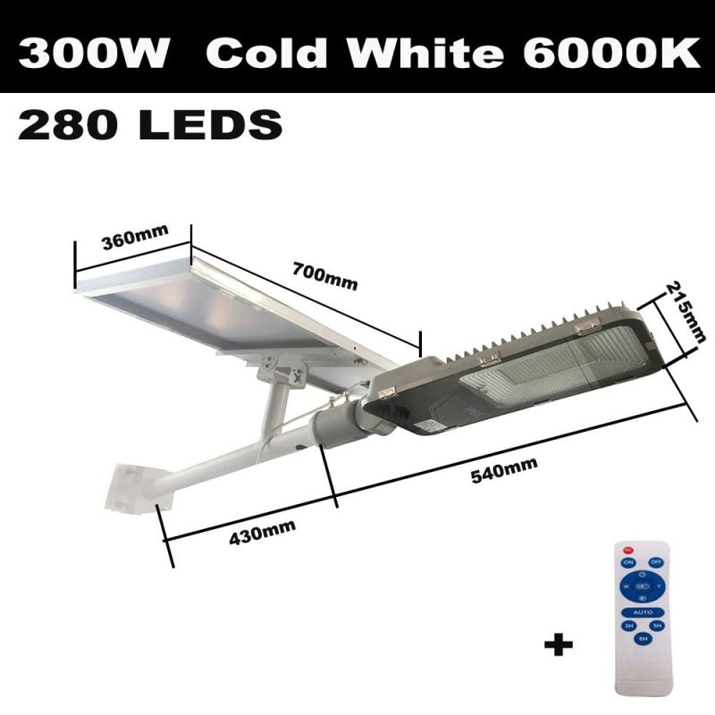 50W 100W Waterproof Solar Street Light