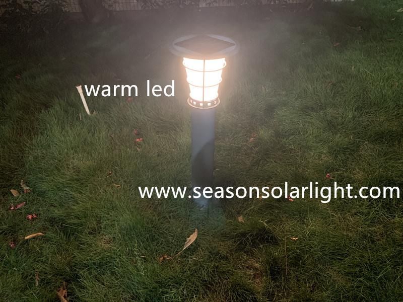High Power Solar Energy Lamp Garden Products LED Light Lamp Solar Lawn Lamp with 5W Solar Panel