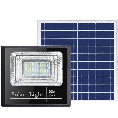 High Bright 60W Solar LED Flood Lighting Water Proof Lamp Home Energy Saving Power System Sensor Products Light Garden Swimming Wall Outdoor