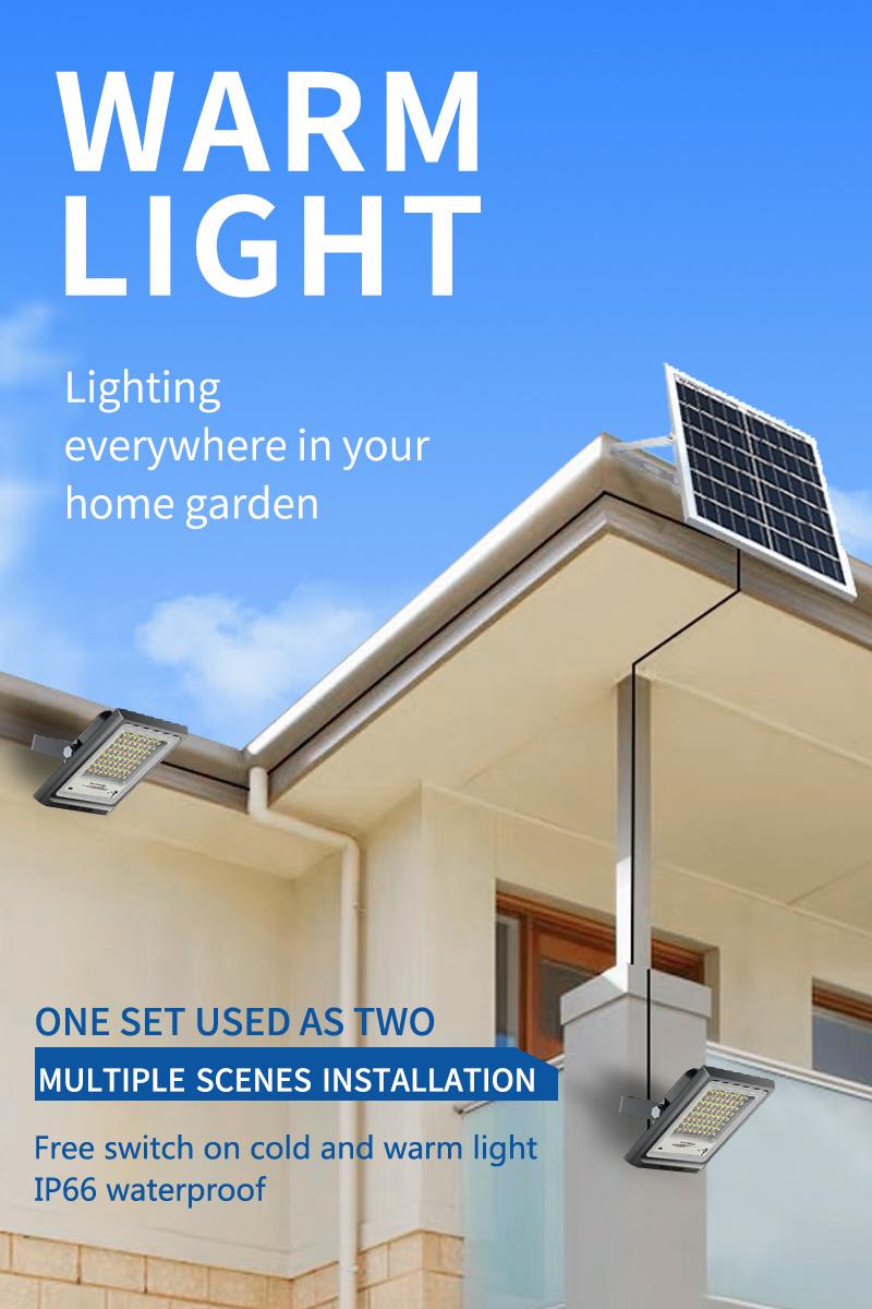 Warm Solar Garden Lighting System LED Light